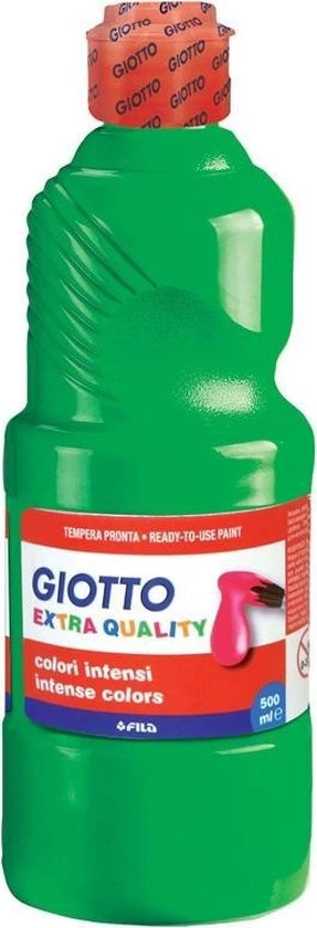 Merkloos Giotto Bottle 500 Ml Poster Paint Green 1 Merkloos Giotto Bottle 500 Ml Poster Paint Green
