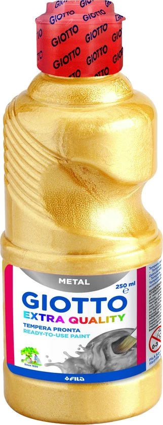 Giotto Bottle 250 Ml Metal Paint Gold 1 Giotto Bottle 250 Ml Metal Paint Gold