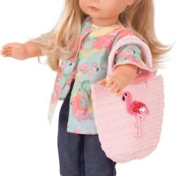 Gotz Götz Pop Jessica Met Thema Flamingo 46cm