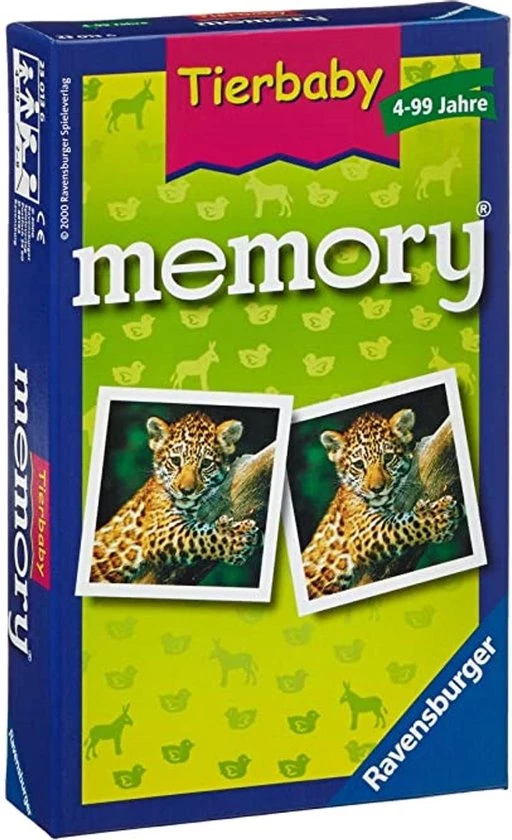 Ravensburger Memory Tierbaby - Duits 1 Ravensburger Memory Tierbaby - Duits