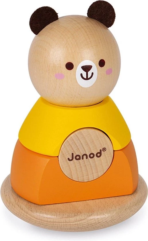 Janod Stapeltuimelaar Beer 4 Janod Stapeltuimelaar Beer - Afbeelding 4