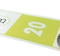 Bijles Juf Laura GETALLENLIJN TOT 20 - 5 Meter Lang - Vooruit - Vierkant - Rekenen - Bewegend Leren - Spelend Leren - Voor Binnen En Buiten - Onderwijs