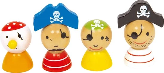 Small Foot Company Small Foot Piraten Eiland - Ludo Bordspel 4 Small Foot Company Small Foot Piraten Eiland - Ludo Bordspel - Afbeelding 4