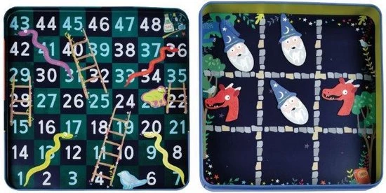 Floss & Rock Spelletjesdoos Spellbound 4-in-1 - 19,5 X 19,5 Cm 6 Floss & Rock Spelletjesdoos Spellbound 4-in-1 - 19,5 X 19,5 Cm - Afbeelding 6