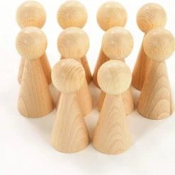 TickIT Houten Conische Kegels - Set Van 10 -leerzame-spellen Winkel 550x285 3