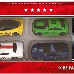 Basic Rapid Wheels Die-Cast Auto's 4 Stuks