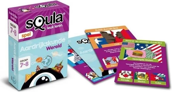 Spellenbundel - Squla - 3 Stuks - Groep 3 T/m 8 Spelling, Rekenen & Aardijkskunde 11 Spellenbundel - Squla - 3 Stuks - Groep 3 T/m 8 Spelling, Rekenen & Aardijkskunde - Afbeelding 11