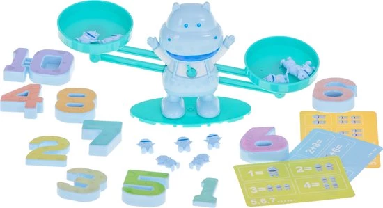 Merkloos Reken Weegschaal - Reken Balans Spel - Thema Mini Nijlpaard - Educatief Spel - Leren Rekenen 3 Merkloos Reken Weegschaal - Reken Balans Spel - Thema Mini Nijlpaard - Educatief Spel - Leren Rekenen - Afbeelding 3