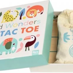 Rex London Houten 3 Op Een Rij - Tic-Tac-Toe Wild Wonders -leerzame-spellen Winkel 550x302