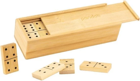 Pandoo Domino - Legspel - Bamboe 4 Pandoo Domino - Legspel - Bamboe - Afbeelding 4