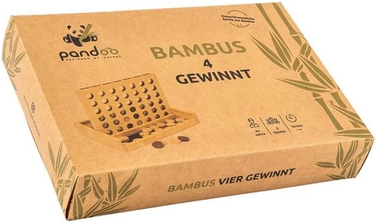 Pandoo Vier Wint! - Legspel - Bamboe 1 Pandoo Vier Wint! - Legspel - Bamboe