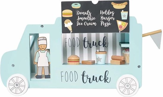 Jabadabado Speelgoed Food Truck Multi Colour 1 Jabadabado Speelgoed Food Truck Multi Colour