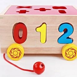 Digital Trailer Houten Speelgoed Auto - Leren Rekenen - Leren Tellen -leerzame-spellen Winkel 550x330