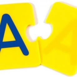 Miniland Leerpuzzel Abc-Alphabet Puzzle Geel/blauw 168 Stukjes -leerzame-spellen Winkel 550x331 2