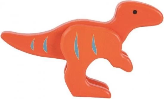 EverEarth Speelfiguur Dinosaurus Oranje 11x17x4 Cm 1 EverEarth Speelfiguur Dinosaurus Oranje 11x17x4 Cm