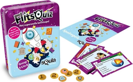 Educatieve Spellenbundel - Squla Kaartspellen - 3 Stuks - Groep 5 T/m 8 10 Educatieve Spellenbundel - Squla Kaartspellen - 3 Stuks - Groep 5 T/m 8 - Afbeelding 10