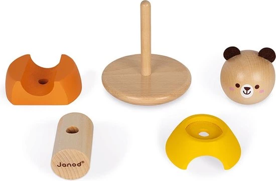 Janod Stapeltuimelaar Beer 1 Janod Stapeltuimelaar Beer