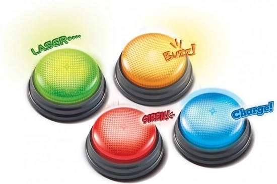 BlinQ Antwoordzoemers Met Licht En Geluid - Set Van 4 (15072) 4 BlinQ Antwoordzoemers Met Licht En Geluid - Set Van 4 (15072) - Afbeelding 4