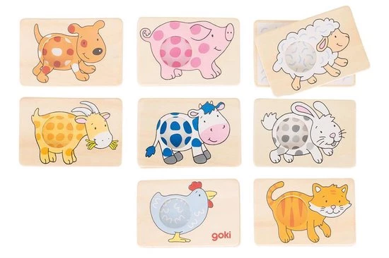 Goki Memo Spel Dieren 3 Goki Memo Spel Dieren - Afbeelding 3