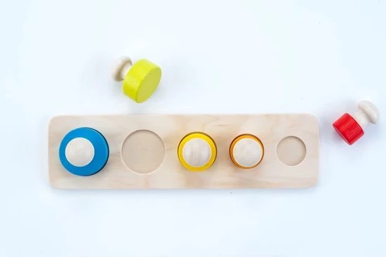 Engelhart Education Circle Sorter Rubber Wood Board 9 X 30 X 4,5cm 6 Engelhart Education Circle Sorter Rubber Wood Board 9 X 30 X 4,5cm - Afbeelding 6