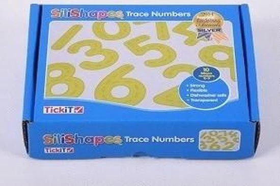 TickIT Siliconen Cijfers - Geel 5 TickIT Siliconen Cijfers - Geel - Afbeelding 5