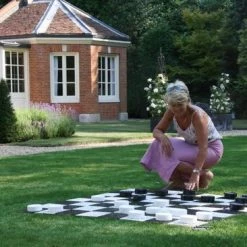 New Outdoor Tuin Dammen/checkers, 8x8, Voor Buiten En Binnen UV Beschermd -leerzame-spellen Winkel 550x366 68