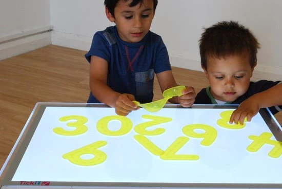 TickIT Siliconen Cijfers - Geel 2 TickIT Siliconen Cijfers - Geel - Afbeelding 2