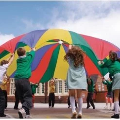 BlinQ Parachute - Extra Groot (66122)- Vaardighedenspel- Gymnastiekles- School- Peuter Speelgoed