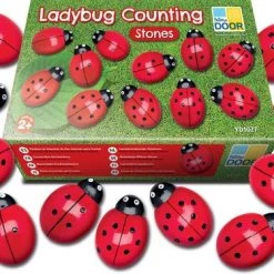 Yellow Door Lieveheersbeestjes Telstenen (set Van 22)