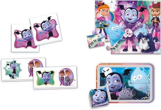 Clementoni - Edukit 4 En 1 - Disney Vampirina - Educatief Spel 2 Clementoni - Edukit 4 En 1 - Disney Vampirina - Educatief Spel - Afbeelding 2