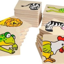 Cause Memo Van Hout: GRAPPIGE DIEREN 5x5x0,5cm, 32 Paren -leerzame-spellen Winkel 550x382 9