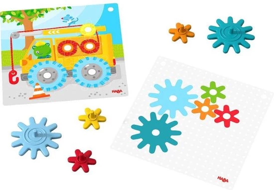 HABA Tandwielspel Dieren Aan Het Werk 2 HABA Tandwielspel Dieren Aan Het Werk - Afbeelding 2