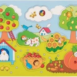 Goki Background Puzzle In The Garden