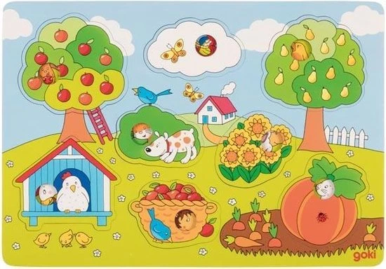 Goki Background Puzzle In The Garden 1 Goki Background Puzzle In The Garden