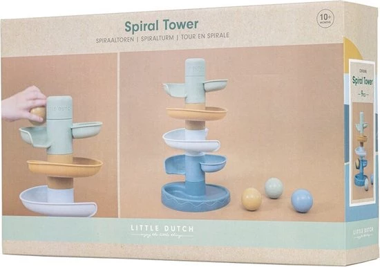 Little Dutch Spiraaltoren Blauw 6 Little Dutch Spiraaltoren Blauw - Afbeelding 6