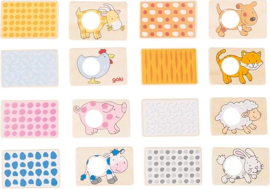 Goki Memo Spel Dieren 2 Goki Memo Spel Dieren - Afbeelding 2