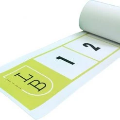 Bijles Juf Laura GETALLENLIJN TOT 50 - 5 Meter Lang - Rekenen - Bewegend Leren - Spelend Leren - Voor Binnen En Buiten - Onderwijs