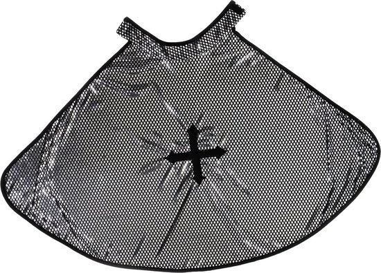 Great Pretenders Knight Glitter Cape Silver / 4-7 Years 1 Great Pretenders Knight Glitter Cape Silver / 4-7 Years