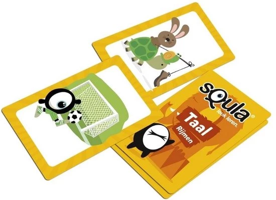 Spellenbundel - Squla - 2 Stuks - 4 Tot 12 Jaar - Familiebordspel & Taal Rijmen Kaartspel 8 Spellenbundel - Squla - 2 Stuks - 4 Tot 12 Jaar - Familiebordspel & Taal Rijmen Kaartspel - Afbeelding 8
