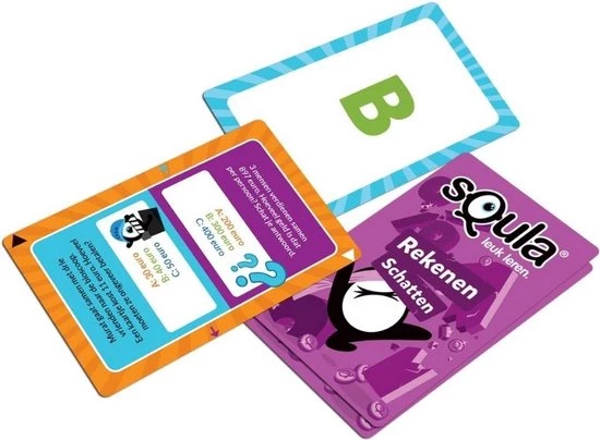 Spellenbundel - Squla - 3 Stuks - Groep 3 T/m 8 Spelling, Rekenen & Aardijkskunde 6 Spellenbundel - Squla - 3 Stuks - Groep 3 T/m 8 Spelling, Rekenen & Aardijkskunde - Afbeelding 6