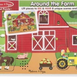 Melissa & Doug Vormenpuzzel Boerderij Junior Hout 8 Stukjes -leerzame-spellen Winkel 550x407 3