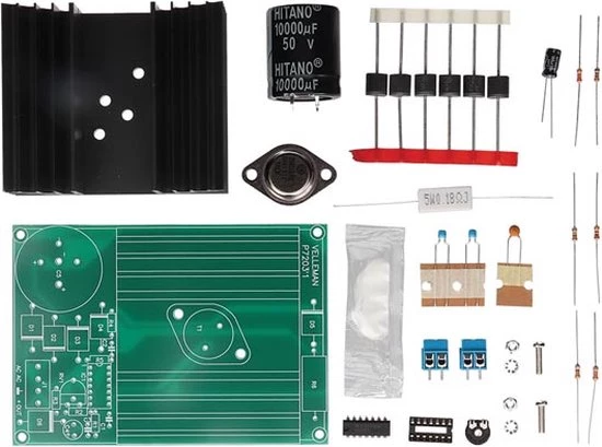 Whadda Exciting Electronics Whadda 3A Voeding, 0 Tot 30VDC - Soldeerkit - Velleman - Kit 3 Whadda Exciting Electronics Whadda 3A Voeding, 0 Tot 30VDC - Soldeerkit - Velleman - Kit - Afbeelding 3