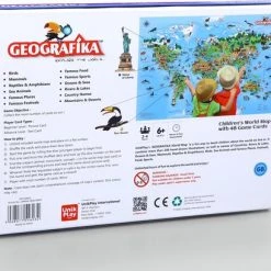 Fun Explore The World Game + Children's World Map Unik Play / Geografika -leerzame-spellen Winkel 550x409 8