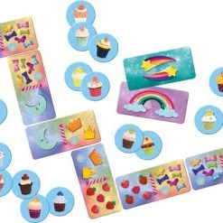 Ludattica Risky Domino: EENHOORNS, 22,5x22,5x4cm, Met 36 Dominotegels, 32 Spelkaartjes En Instructies, 3+ -leerzame-spellen Winkel 550x411