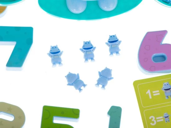 Merkloos Reken Weegschaal - Reken Balans Spel - Thema Mini Nijlpaard - Educatief Spel - Leren Rekenen 4 Merkloos Reken Weegschaal - Reken Balans Spel - Thema Mini Nijlpaard - Educatief Spel - Leren Rekenen - Afbeelding 4