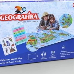 Fun Explore The World Game + Children's World Map Unik Play / Geografika -leerzame-spellen Winkel 550x416 12