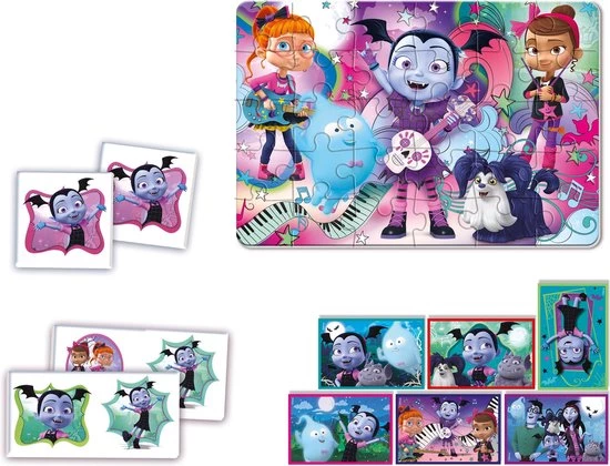 Clementoni - Edukit 4 En 1 - Disney Vampirina - Educatief Spel 3 Clementoni - Edukit 4 En 1 - Disney Vampirina - Educatief Spel - Afbeelding 3