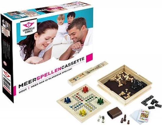 Longfield MULTI-GAME CASETTE WITH TRADITIONAL GAMES 1 Longfield MULTI-GAME CASETTE WITH TRADITIONAL GAMES