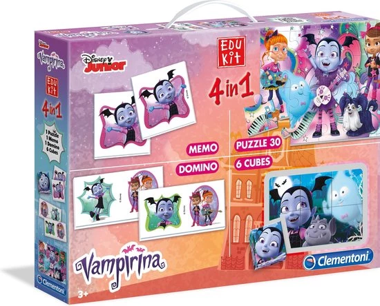 Clementoni - Edukit 4 En 1 - Disney Vampirina - Educatief Spel 1 Clementoni - Edukit 4 En 1 - Disney Vampirina - Educatief Spel