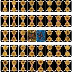 Cadeautip! Speelkaarten Crypto - Hoge Kwaliteit - Zelf Geproduceerd - Kaartspel Set - Luxe Speelkaarten - 54 Kaarten - 28 Afbeeldingen Van De Crypto Currency - Huurdies - 62 X 88 Mm - Schoencadeautjes Sinterklaas -leerzame-spellen Winkel 550x447 8